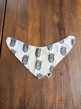 Notorious BIG Printed Baby Bandana Bib